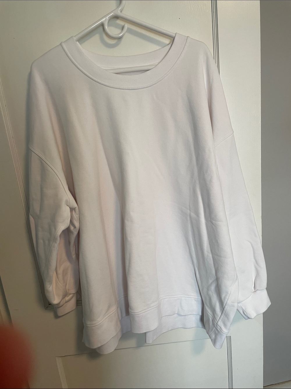 lululemon athletica Perfectly Oversized Crew Sweatshirt White Size 20